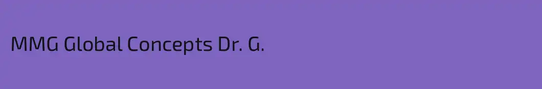 MMG Global Concepts Dr. G.